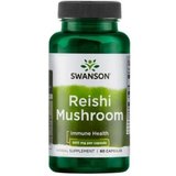 Swanson Reishi Mushroom (ciuperca) 600 mg, 60 Capsule (Intareste imunitatea)